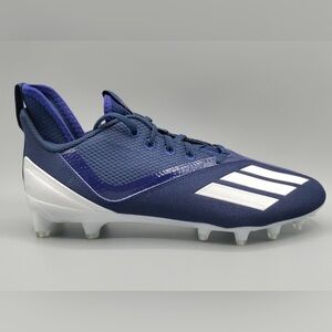 Adidas Blue and White Athletic Soccer Shoes